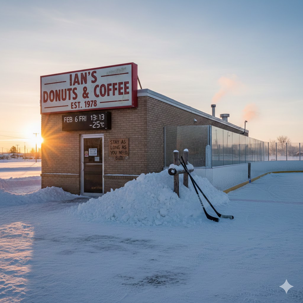 Ian's Donuts and Coffee - Our Shop in Moose Jaw next to the rink